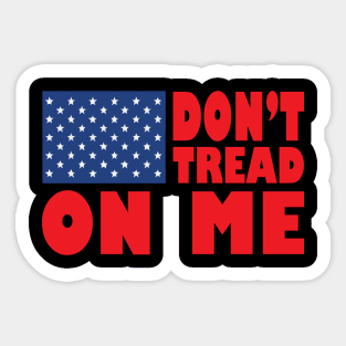 dont tread on me Sticker